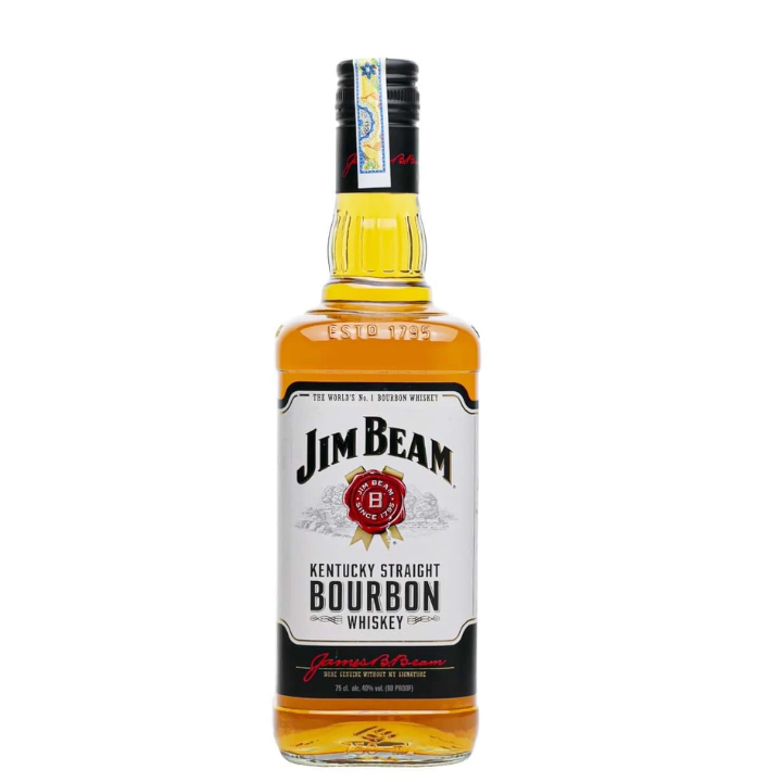 Jim beam White Bourbon 750ml