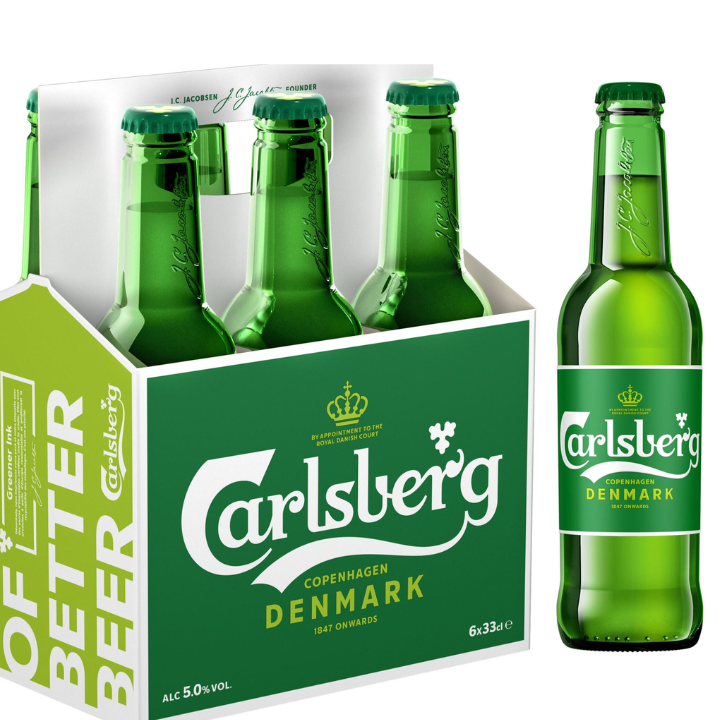 Thùng bia carlsberg Pilsner 330ml - 24 chai