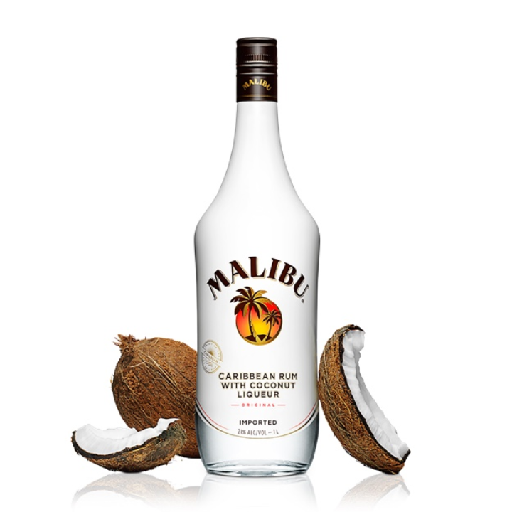 Malibu Coconut Flavour/Calibean Rum 750ml