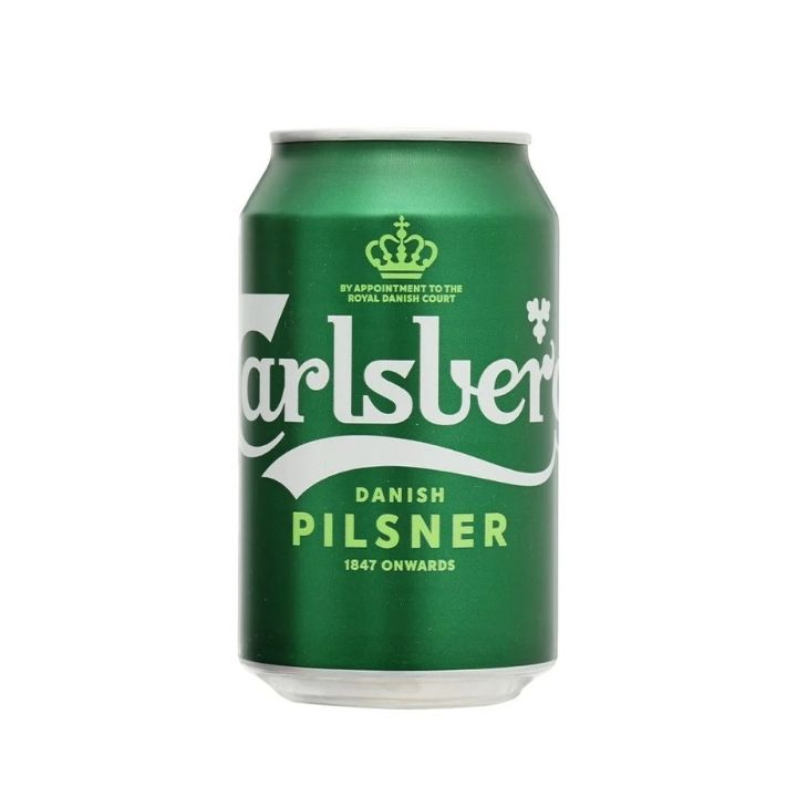 Bia carlsberg Pilsner lon 330ml