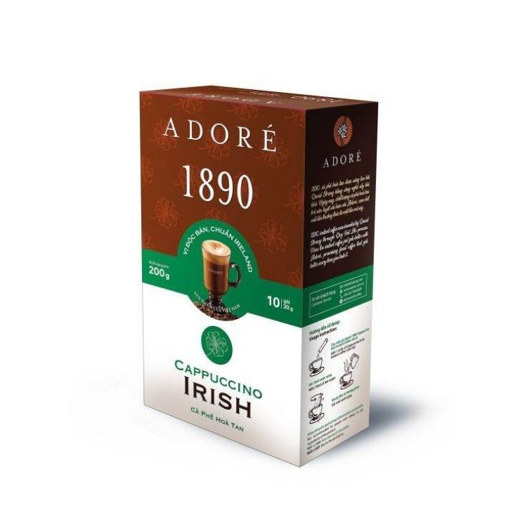 Cà phê Adoré 1890 Cappuccino Irish-200g