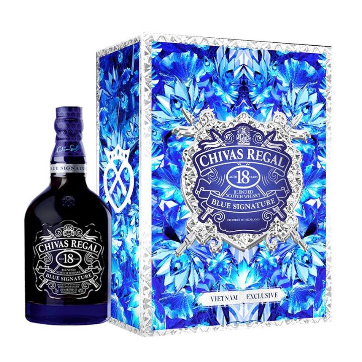 Chivas 18YO Blue Signature 750ml Hộp quà F26