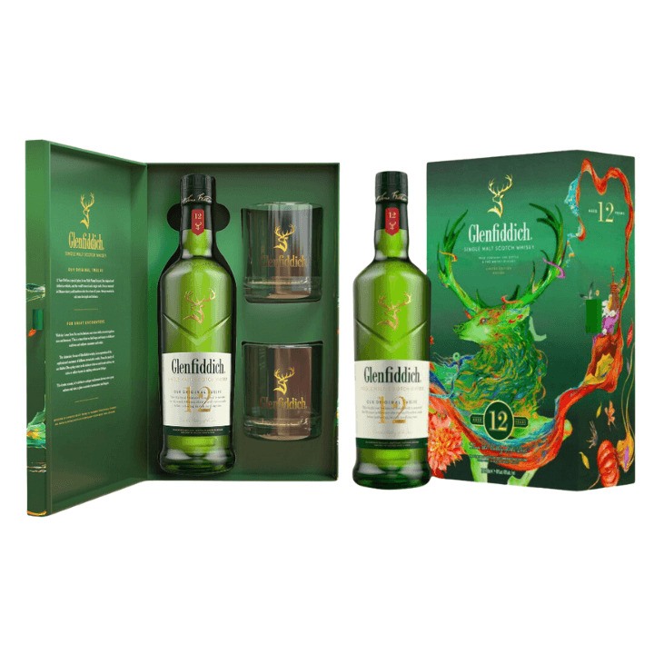 Glenfiddich 12YO 700ml Hộp quà F25