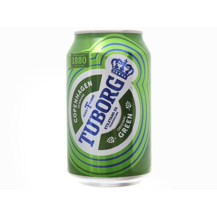 Bia Tuborg Green lon 330ml