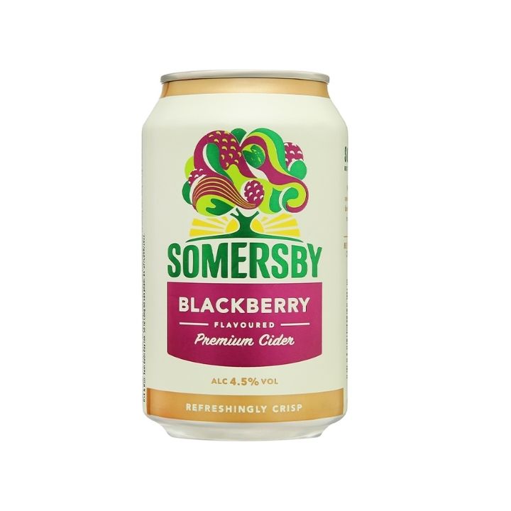 Nước táo lên men vị mâm xôi Somersby lon 330ml