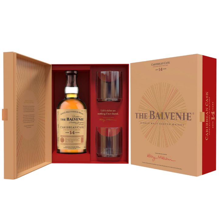 Balvenie Caribbean Cask 14YO 700ml Hộp quà F26