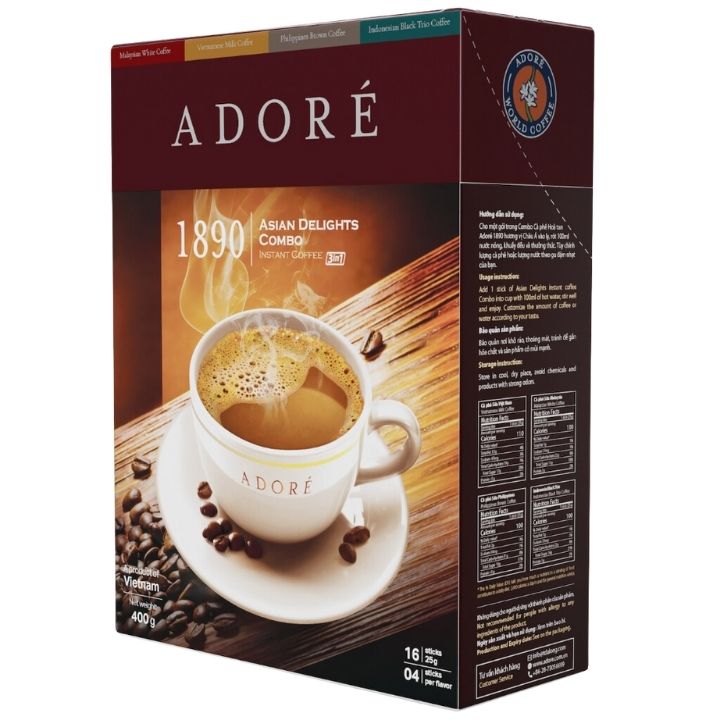 Cà phê Adoré 1890 Asian Delights- 400g