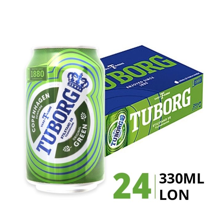 Bia Tuborg Green 330ml - Thùng