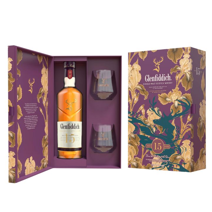 Glenfiddich 15YO 700ml Hộp quà F26