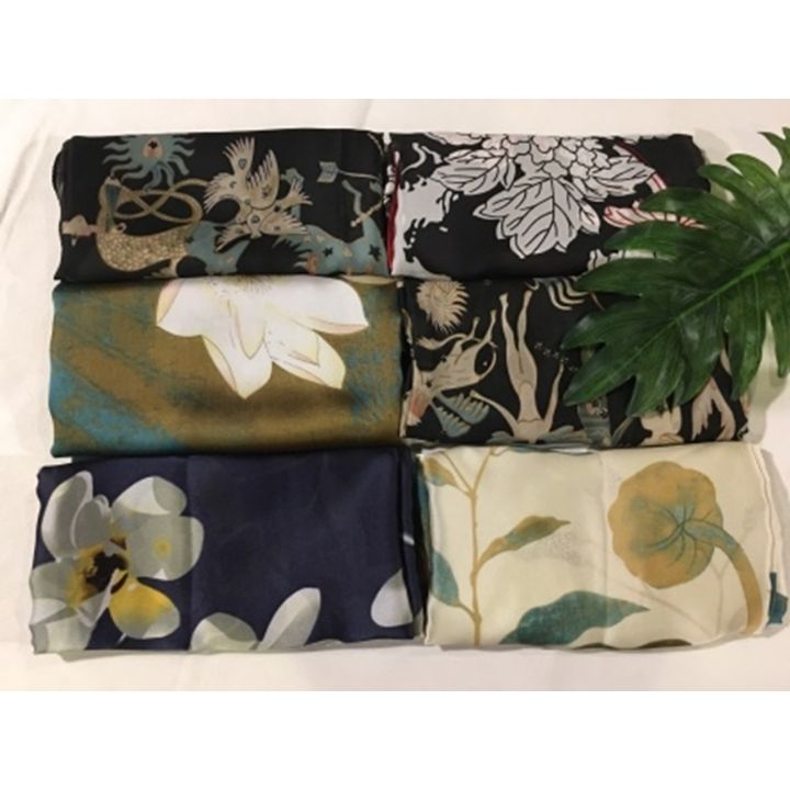 Khăn lụa K169 90*180cm 50% Silk